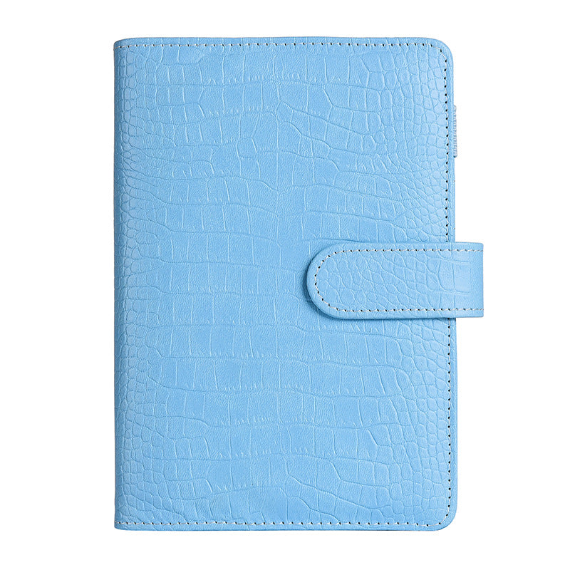 Wholesale Macaron Loose Leaf PU Cash Budget Notebook